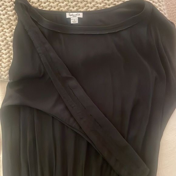 Splendid Black Silk Mini Pleated Dress Small NWOT - Picture 12 of 13